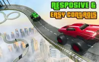 Grand Monster Truck Race : Impossible Tricky Stunt Screen Shot 12