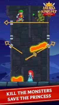 Hero Knight Legend - Free Puzzle Games Screen Shot 4