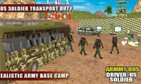 Off Road Army Bus Driving:Soldier Transport Duty Screen Shot 4