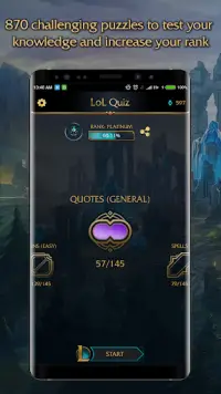 Mobile Quiz for League of Legends LoL Champions Screen Shot 0