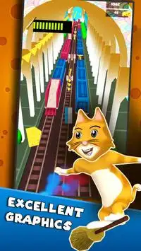 Subway Tom Cheese Gold Run Screen Shot 1