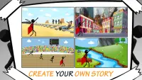 Superhero Cartoon Maker: Animated Story Creator Screen Shot 1