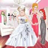 Wedding shopping mall game Princess bride dress up