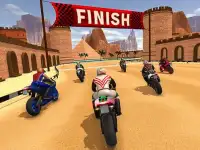 Balapan di Motorbike: Real 3D Moto Highway Traffic Screen Shot 6