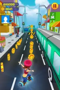 Subway Hoverboard Surf Rush Screen Shot 1