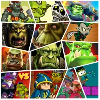 Clash of Orcs : Orc Battle Game Collection Screen Shot 2
