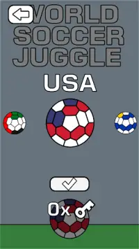 World Soccer Juggle Screen Shot 2