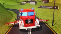 Volar bombero Truck 2016 Screen Shot 5