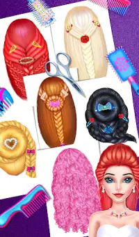 Girls Hairstyles Salon Screen Shot 13