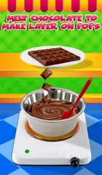 Шоколадный торт Pops Fun - Бесплатные игры для кул Screen Shot 8