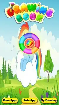 coloring horse pony cute Screen Shot 0