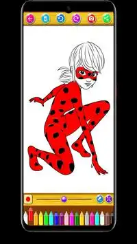 Miraculous Ladybug Coloring Book Screen Shot 1