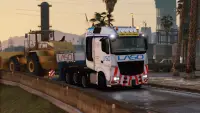 Euro Truck Driver Cargo Real Simulator Juego Screen Shot 2