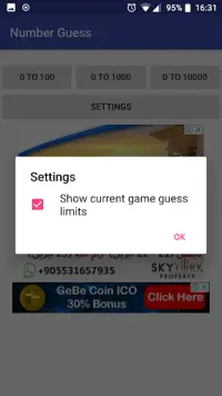 Number guess by Art Games Screen Shot 4