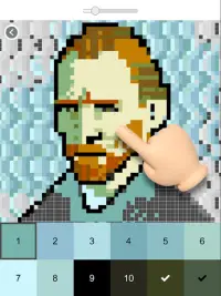 Pixel Art - Farbe nach Zahlen Screen Shot 3