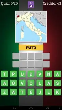 The Regions of Italy : Quiz Screen Shot 0