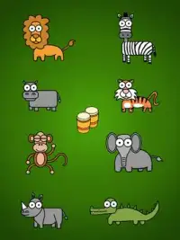 Animales de selva para bebés Screen Shot 3