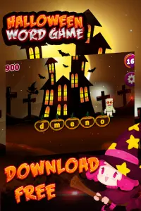 Halloween word game Screen Shot 2