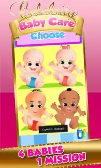 Celebrity Baby Care Screen Shot 0
