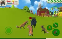 Fox Family - Animal Simulator 3d Game Screen Shot 1