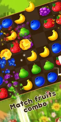 Crazy Fruit Crush - Juicy Fruit Match 3 Game Screen Shot 1