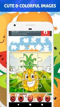 Fruit & Vegetable Puzzles For Kids Screen Shot 5