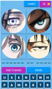 Anime Eyes Quiz Screen Shot 1