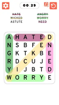 Word Search Games in english Screen Shot 0