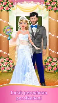 Game pernikahan: Berdandan putri cantik Screen Shot 0