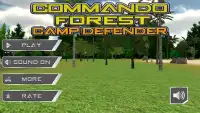 Commando Forest Camp Defender Screen Shot 1