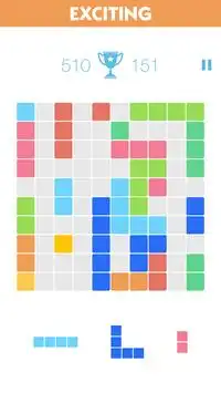 1010 - block-type puzzle game! Screen Shot 1
