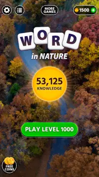 Word in Nature - Anagrams & Crossword search games Screen Shot 4