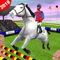 Jumping Horse Simulator : Derby Horse Race 3D