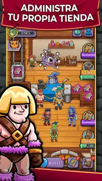 Dungeon Shop Tycoon: Craft, Idle, Profit! ⚔️💰🧙 Screen Shot 0