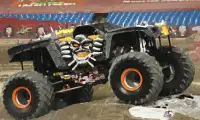 Monster Truck Racing Puzzle Screen Shot 1