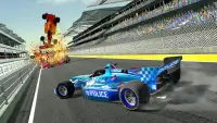 Formula racing game: Car Crash Screen Shot 1