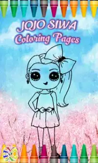 My coloring pages for jojo siwa Screen Shot 0