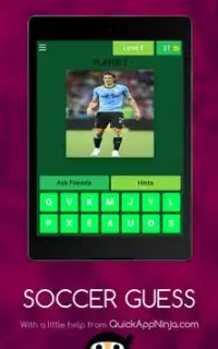 SOCCER GUESS Screen Shot 3