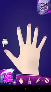 Arte De Uñas Lindas - Manicure Juegos Para Niñas Screen Shot 0
