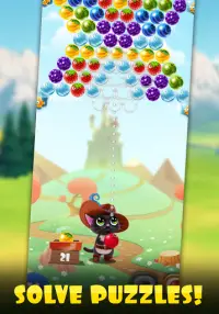Fruity Cat: bubbelschietspel! Screen Shot 12