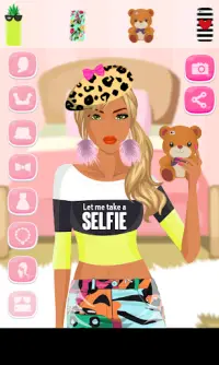 Fashion Girl Selfie Screen Shot 2