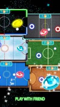 Air Glow Hockey 2 Player Screen Shot 2