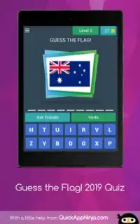 Guess the Flag! 2019 Quiz Screen Shot 10