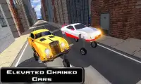 Elevated Chained Car Race – Driving Simulator 3D Screen Shot 0