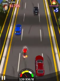 การแข่งรถบนถนน Moto ยอดนิยม Screen Shot 1