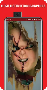 chucky scary doll video call,and chat simulator Screen Shot 1