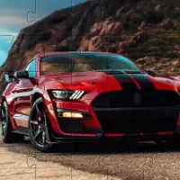 Пазлы Говололомки Ford Mustang Shelby Тачки  Игры Screen Shot 1