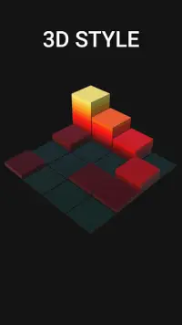 2048 퍼즐. 논리 게임. 연결 번호 과 일치 색깔 3D Screen Shot 0