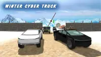 Cyber Truck Snow Drive: pick-up Screen Shot 4