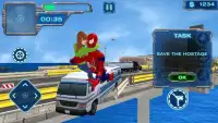 Flying Iron Spider - Rope Superhero Screen Shot 2